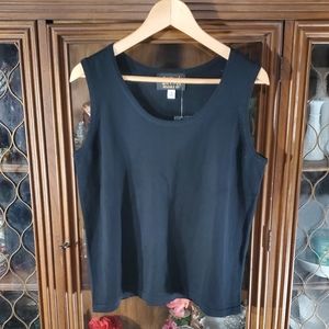 Bob Mackie Black Knit Shell